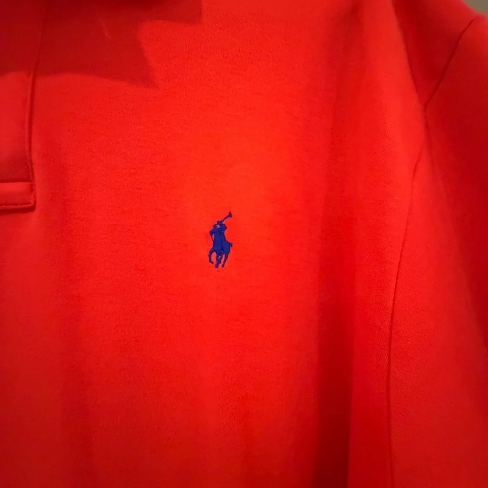 Polo Ralph Lauren Men's Orange Polo Cotton Preppy Shirt, Size XL